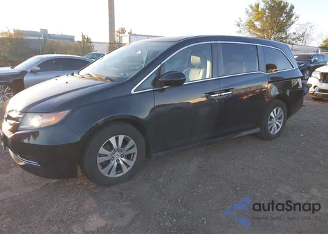 2016 Honda Odyssey Ex-L из США, поврежденный, VIN 5FNRL5H63GB054764
